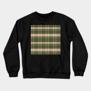 Autumn Aesthetic Calan 2 Hand Drawn Textured Plaid Pattern Crewneck Sweatshirt